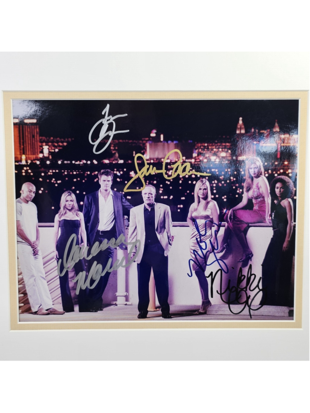 Las Vegas Cast Signed James Caan Josh Duhamel Vanessa Marcil Molly Sims W/ COA